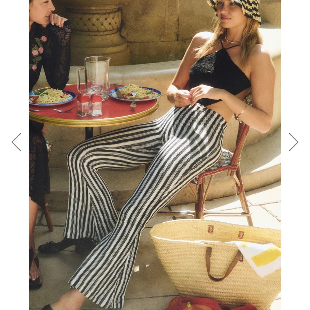 Agua Bendita Monike crochet like pants